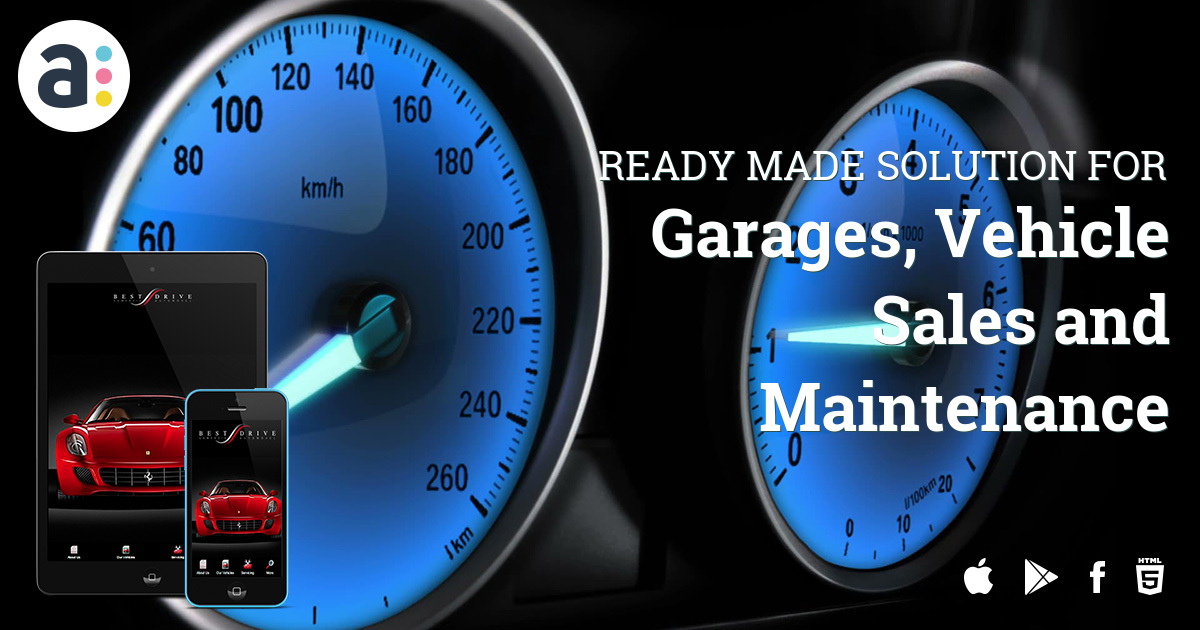 Make Your Own Garages, Vehicle Sales and Maintenance App
