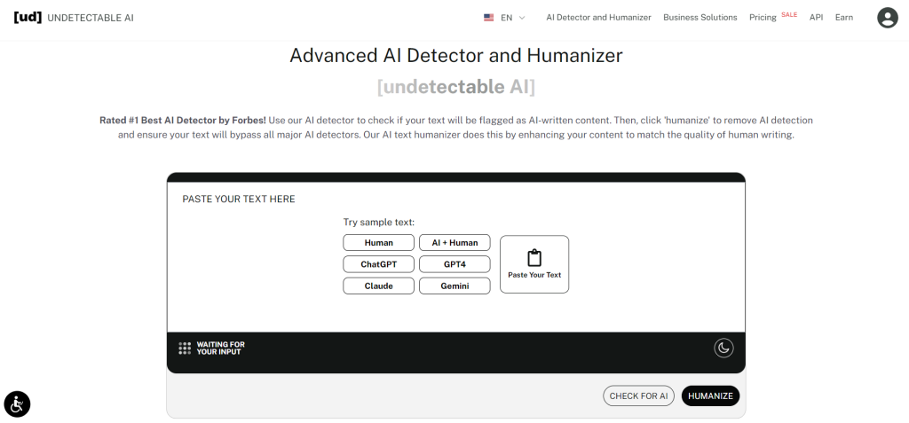 Undetectable AI